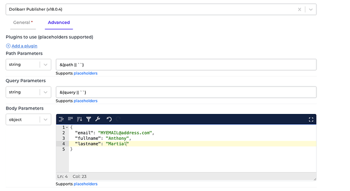 Dolibarr connector screenshot 5