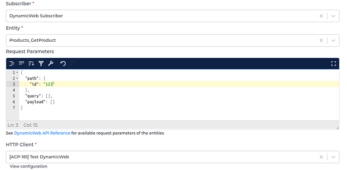 DynamicWeb connector screenshot 3