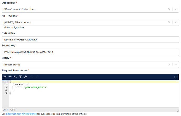EffectConnect connector screenshot 2