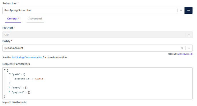 FastSpring connector screenshot 1