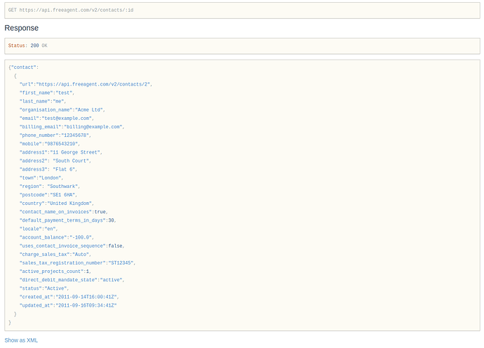 FreeAgent connector screenshot 3
