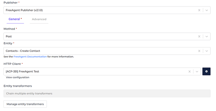FreeAgent connector screenshot 4