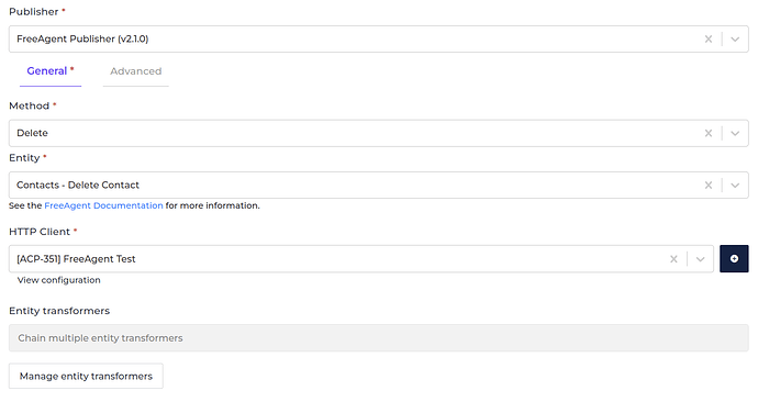 FreeAgent connector screenshot 7