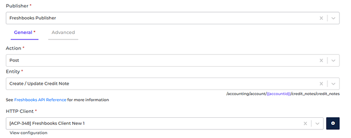 Freshbooks connector screenshot 4