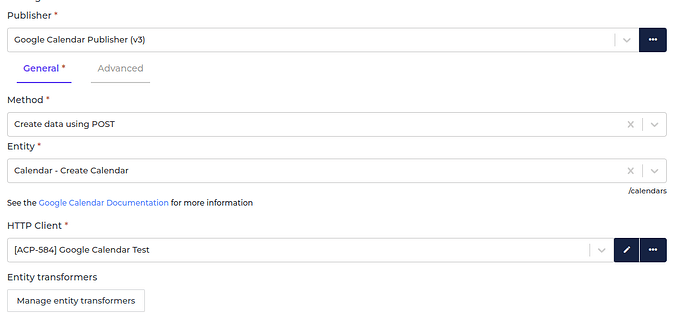Google Calendar connector screenshot 4