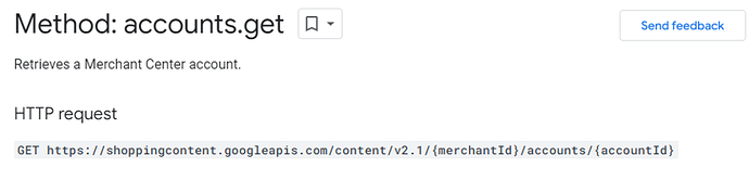 Google Merchant connector screenshot 2