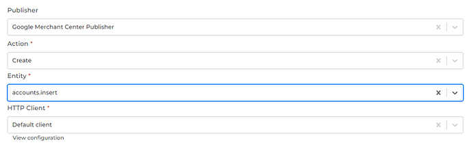 Google Merchant connector screenshot 3
