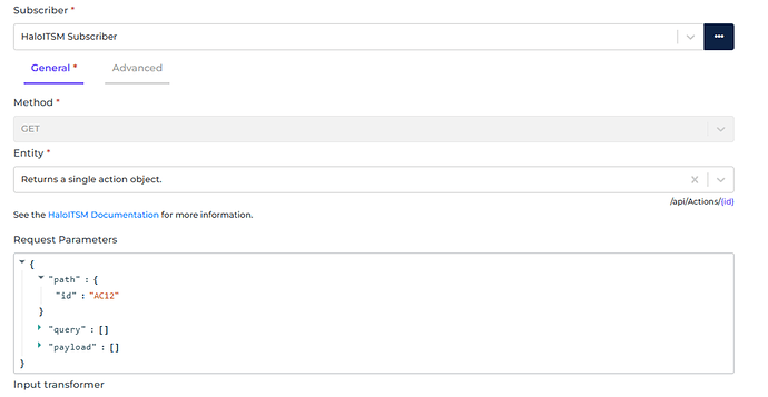 HaloITSM connector screenshot 1