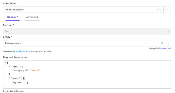 InFlow connector screenshot 1