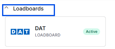 DAT integration note callout with screenshot