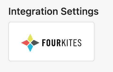 Customer profile showing the FourKites banner in the integration settings