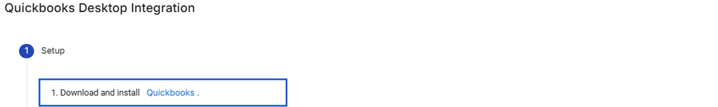 Download QWC File button in Alvys integration dialog.