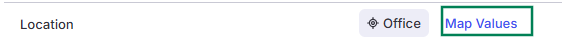 The initial configuration row for the Alvys, Sage Intacct Location Mapping.