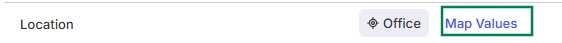 The initial configuration row for the Alvys, Sage Intacct Location Mapping.
