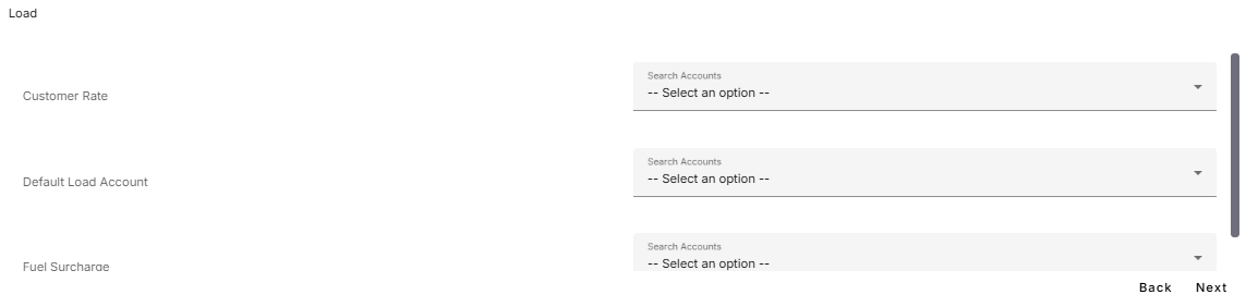 Image showing Load account mapping step