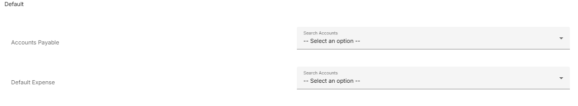 Image showing Expense default account mapping flow