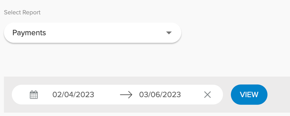 Payment period input field on RTS Pro portal