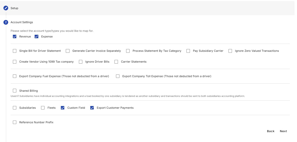 Screenshot showing the recommended settings for broker operations.