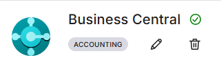 Image showing Active business Central Integration