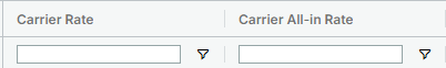 Image showing Carrier Rate and Carrier All-in Rate columns in Load Board