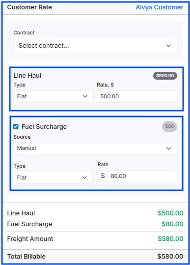 Image showing Customer Rate card / Customer Money Box