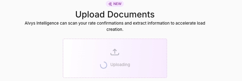 Upload panel in processing state showing 'Uploading' indicator.