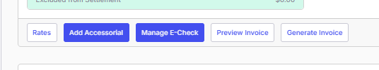 Manage dropdown showing the Revert Factored Load option