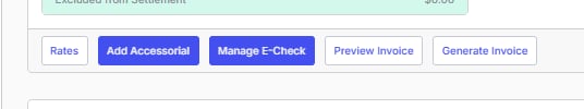 Manage dropdown showing the Revert Factored Load option