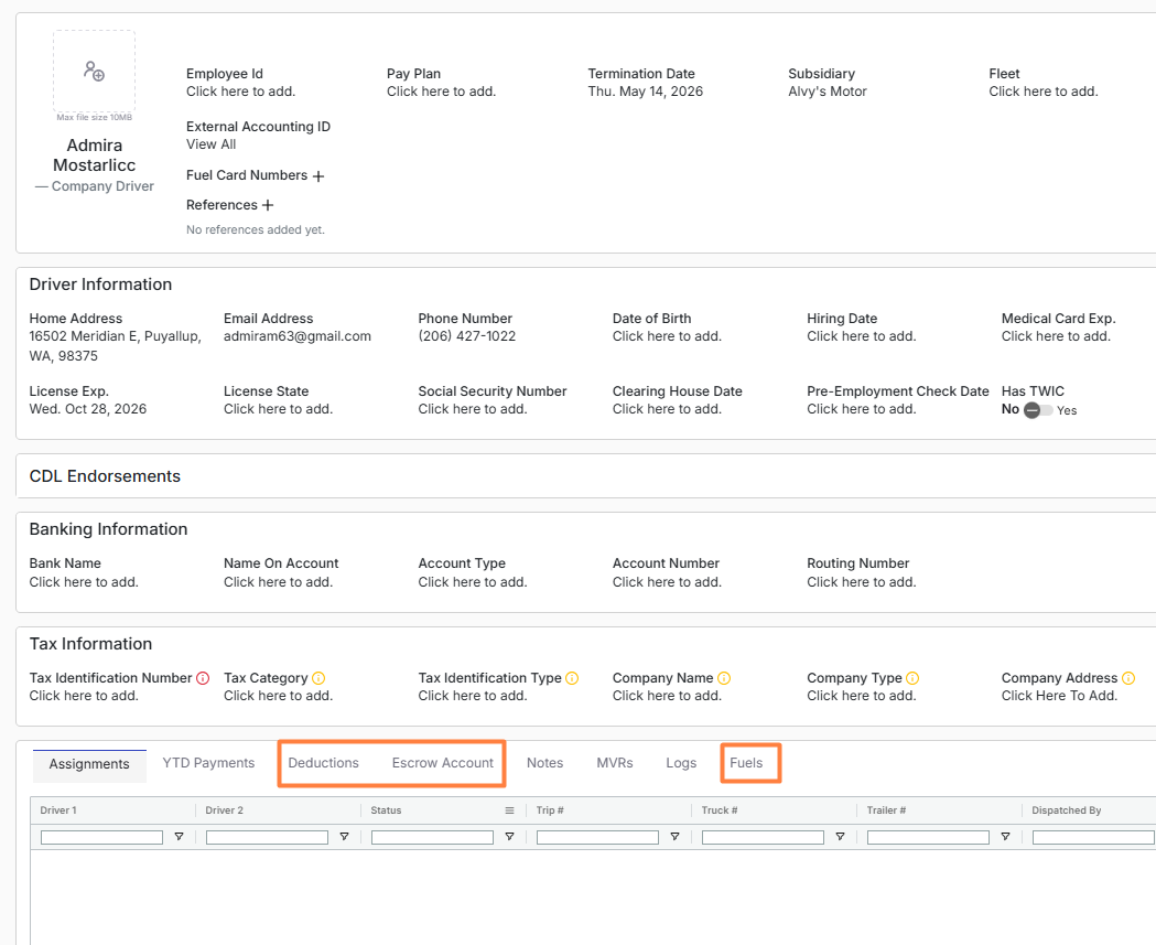 Three-dot menu on a paystub showing edit and delete options. Upload from original Notion article here.