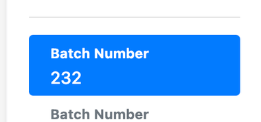 Alvys Reports > Factoring page showing the submitted batch and its schedule number