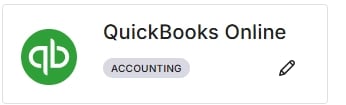 QuickBooks Online Tile under the accounting section of the Integrations List.