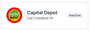 Company Profile page showing subsidiary selection