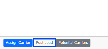 Post load button on load details page.