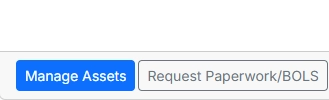Image showing “Manage Assets” button in Carrier Details section on load details page.