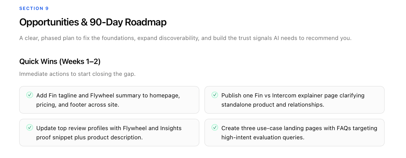 90d Roadmap