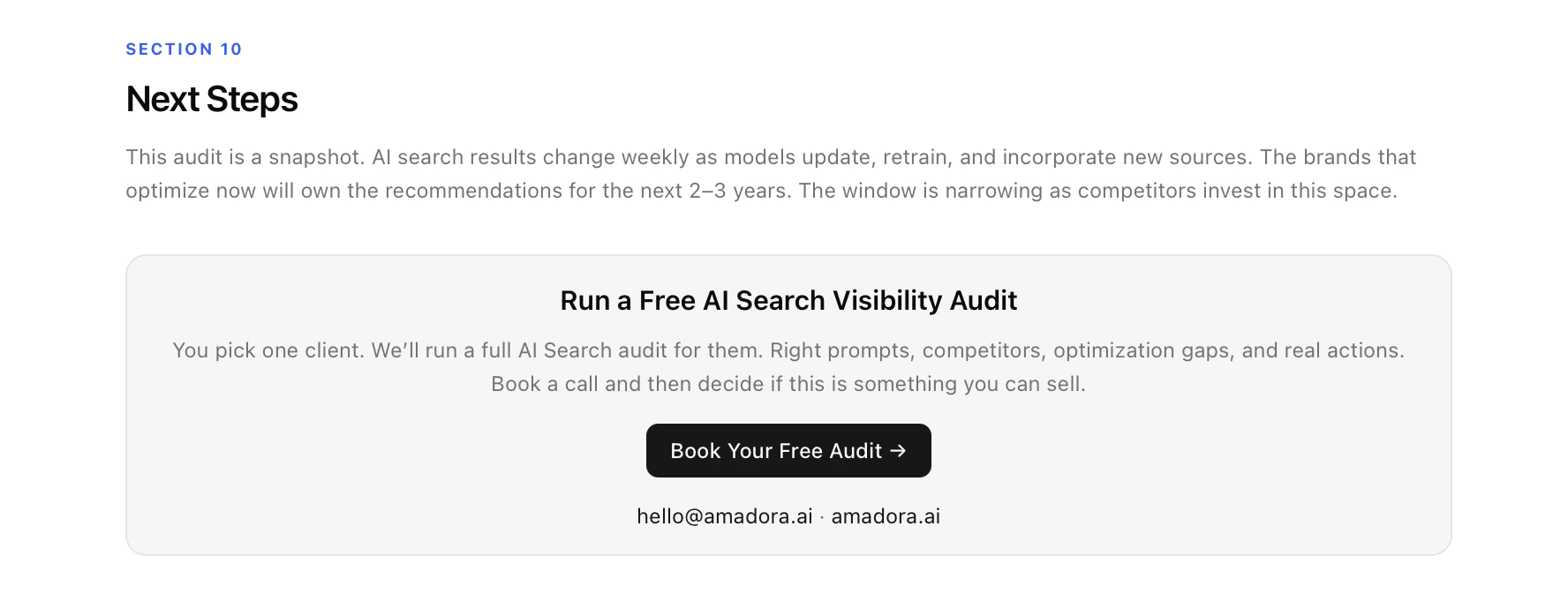 Next Step Audit
