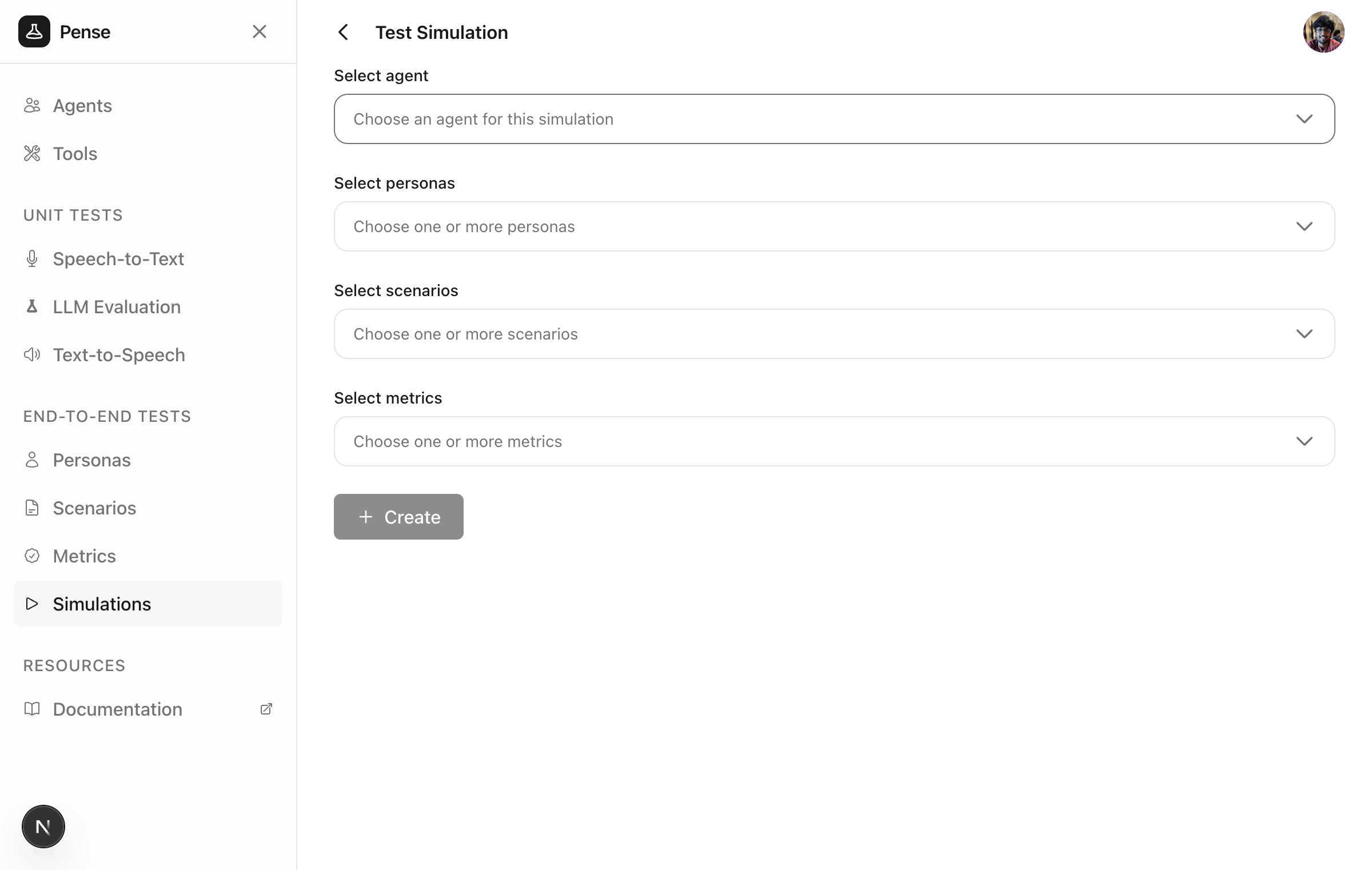 Simulation Configuration