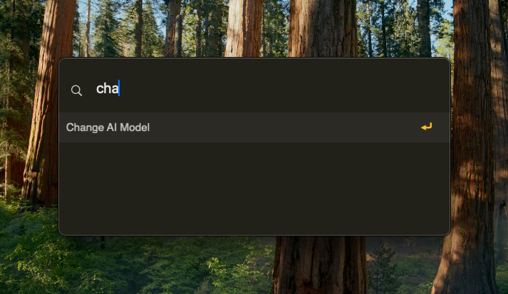 Filtering commands in the Navigator