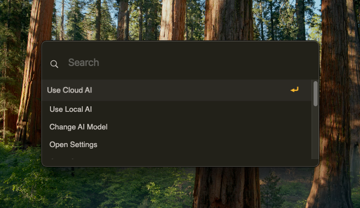 Amber's command center - the Navigator