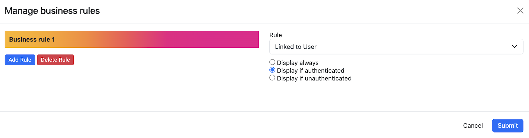 Business rules