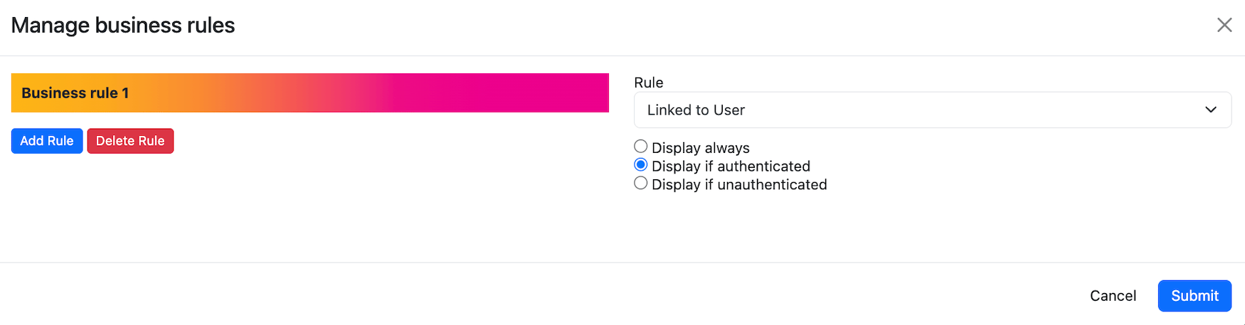 Business rules