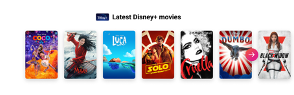 Content rail example