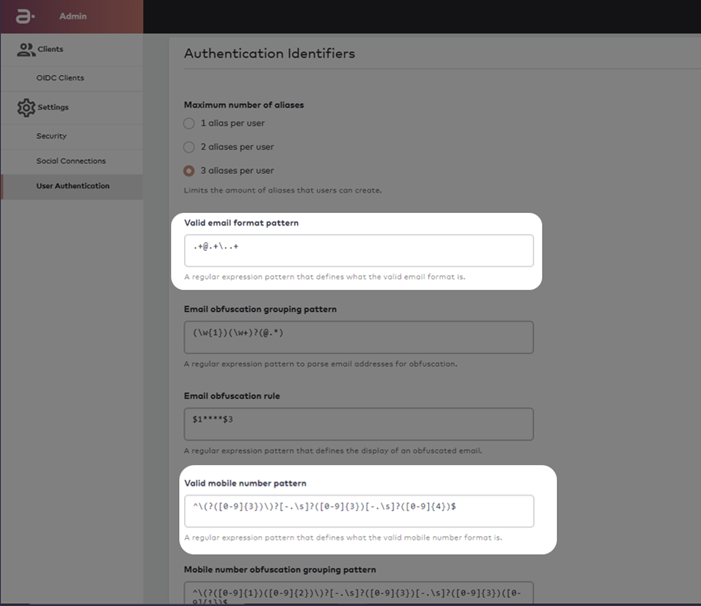 Edit onboarding settings