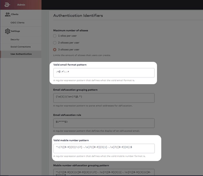 Edit onboarding settings