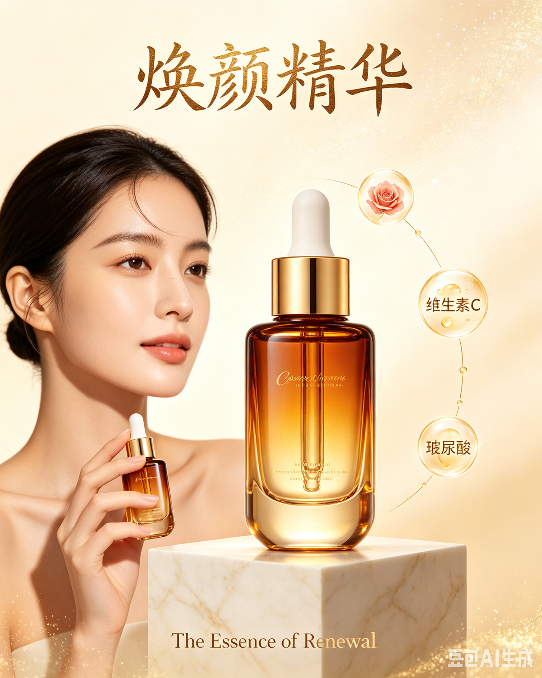 高端护肤品广告海报描述 (2) 1