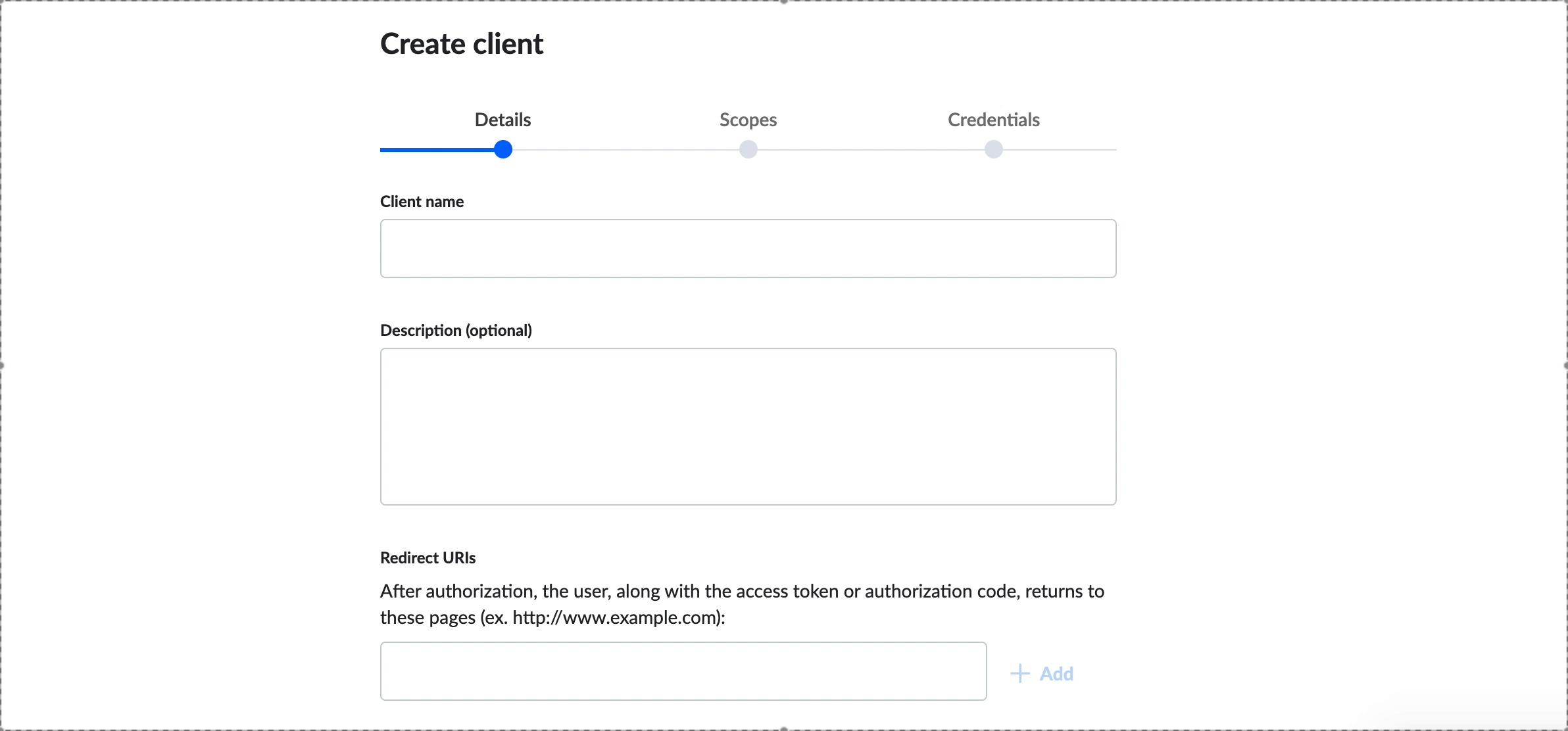 GoTo OAuth App Creation