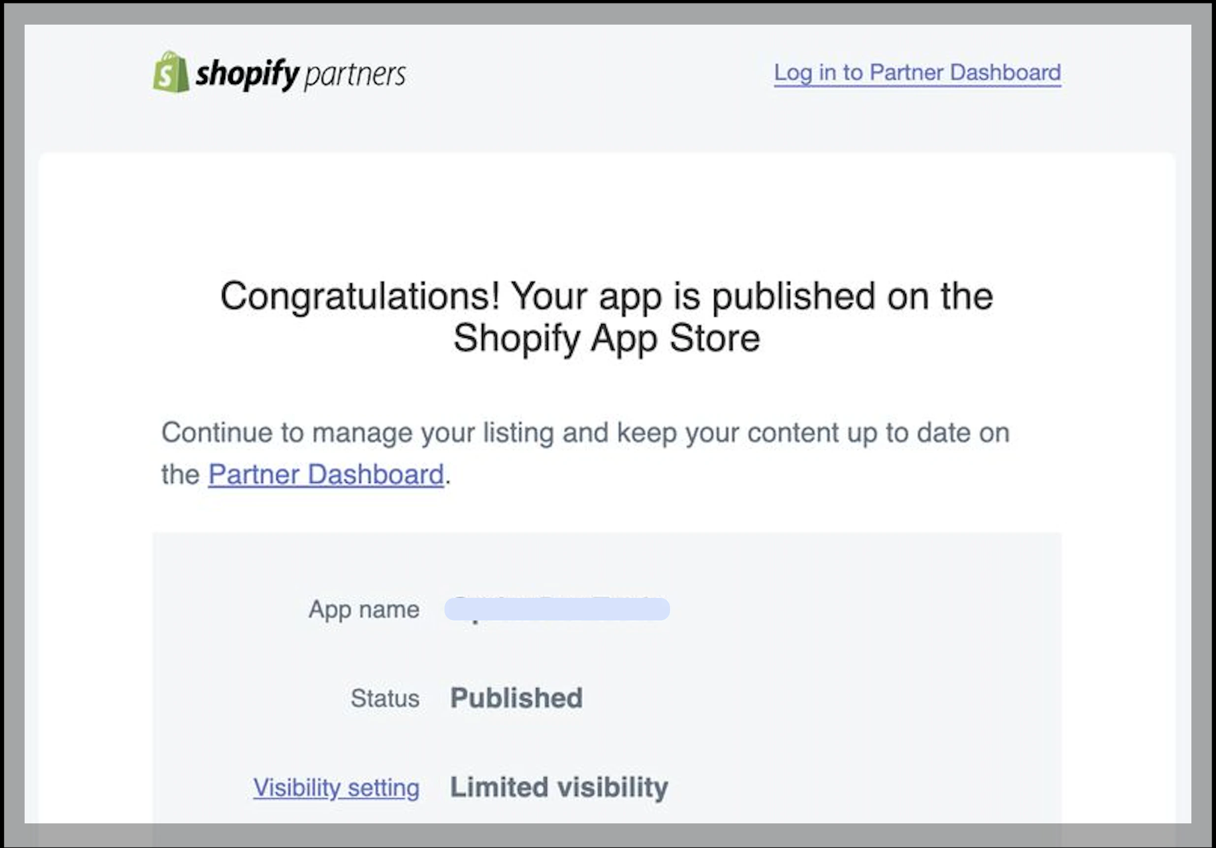 Copy App Store listing URL