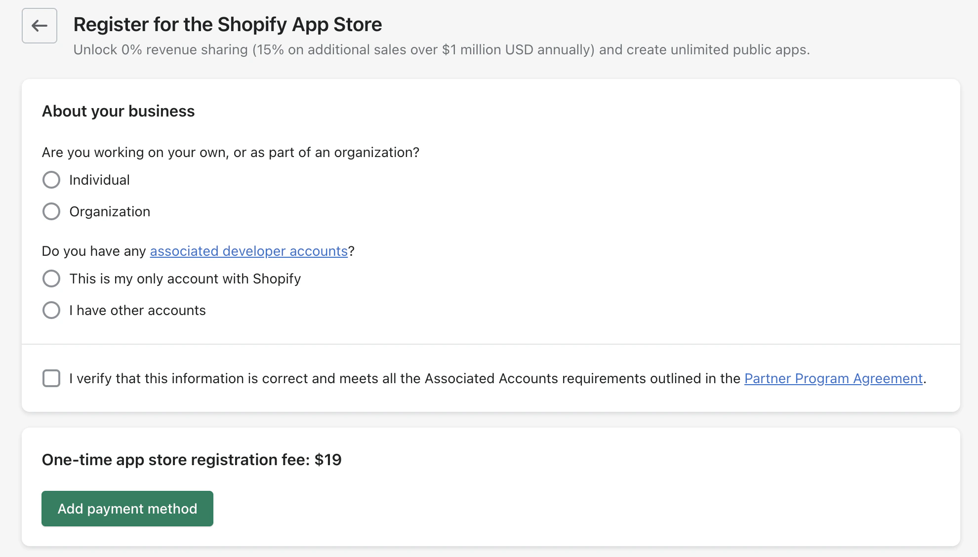 Create App Store listing