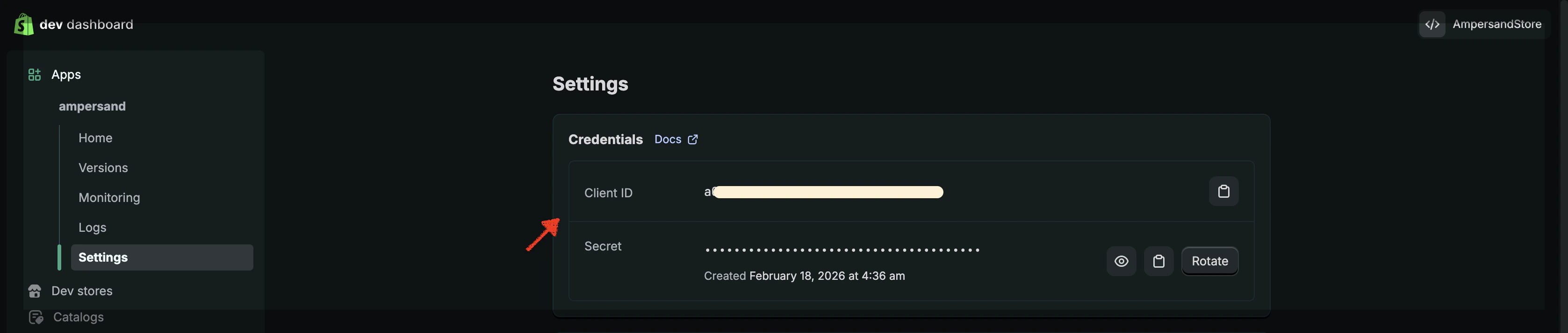Shopify Partners dashboard (Apps)