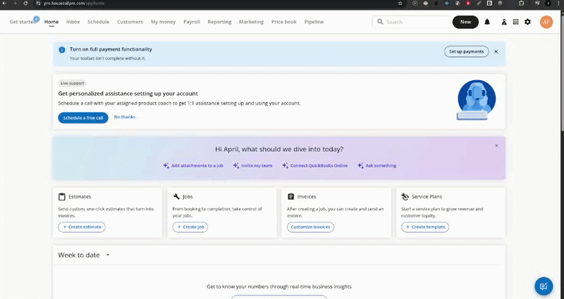 Housecall Pro API Key